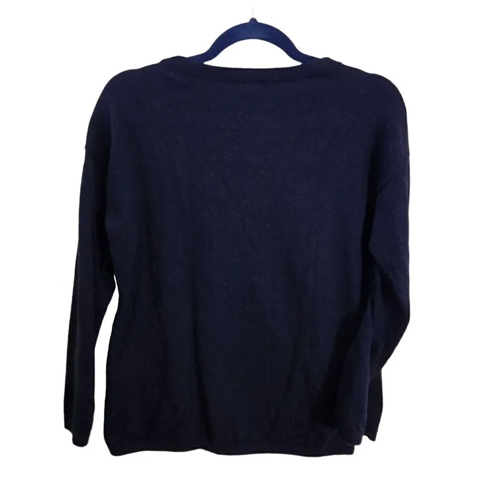 Talbots Joyful Angora Blend Crewneck Lightweight Sweater Size Mp